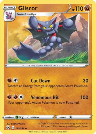 Gliscor (141) Reverse Holofoil - Fusion Strike