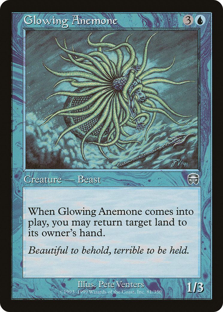 Glowing Anemone (081) - Mercadian Masques