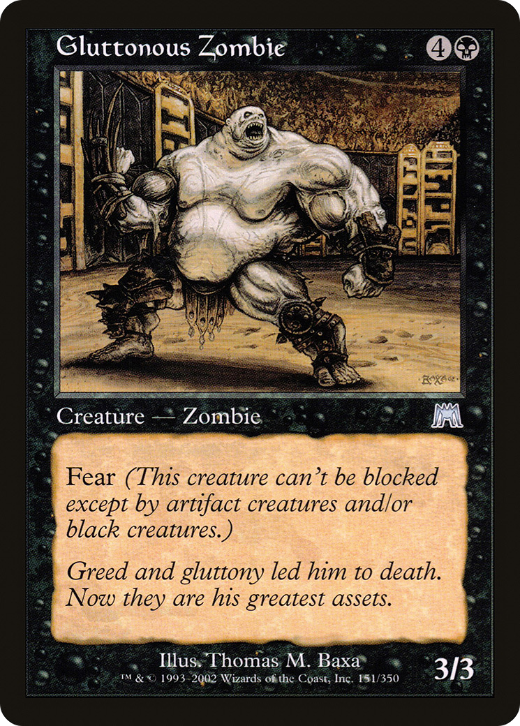 Gluttonous Zombie (151) - Onslaught
