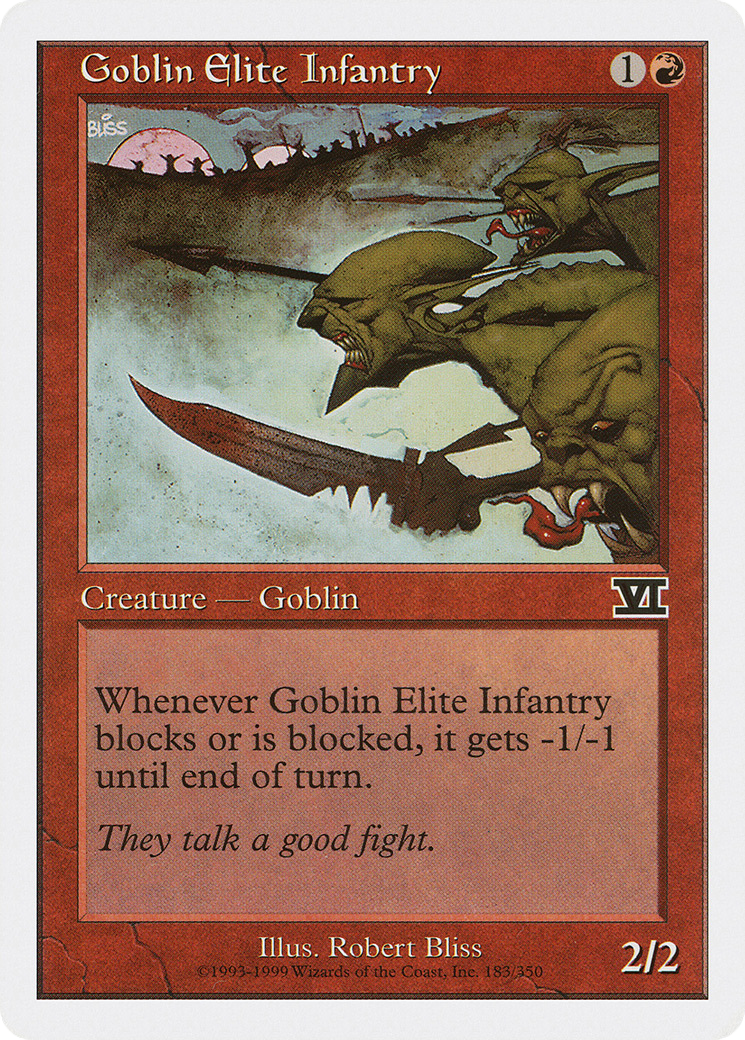 Goblin Elite Infantry (183) - Classic Sixth Edition