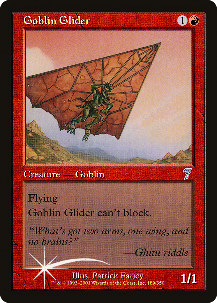 Goblin Glider (189) Foil - Seventh Edition