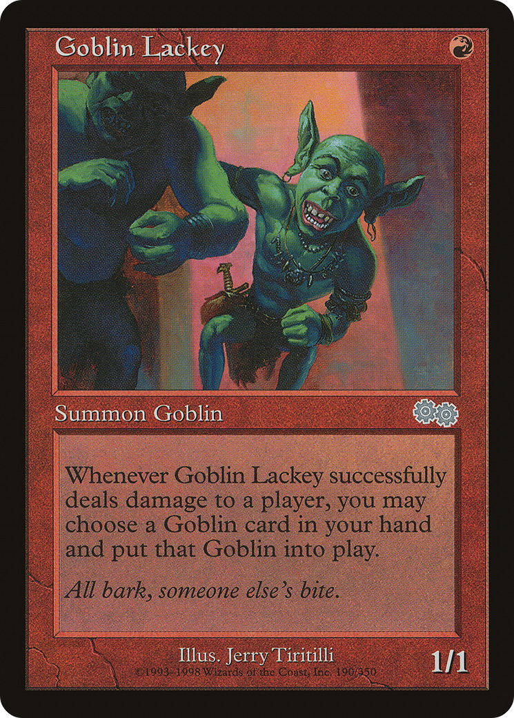 Goblin Lackey (190) - Urza's Saga