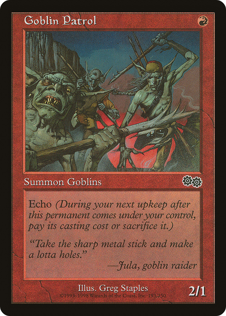 Goblin Patrol (193) - Urza's Saga