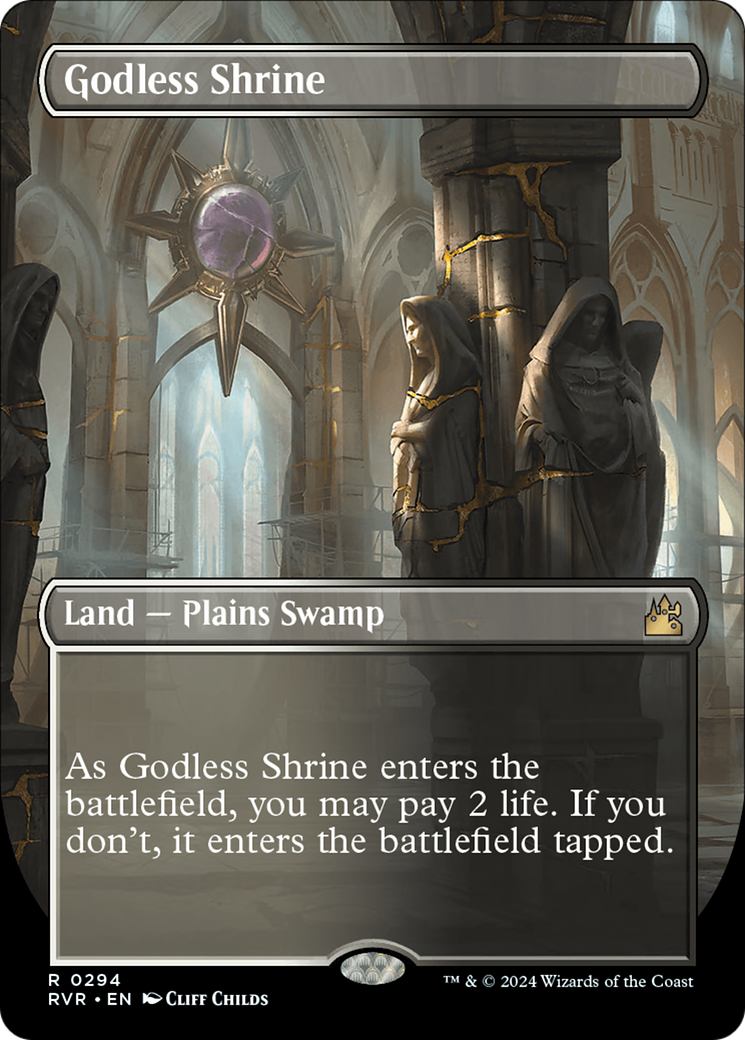 Godless Shrine (Borderless) (294) - Ravnica Remastered