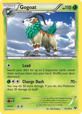 Gogoat (19) Holofoil - XY Base Set