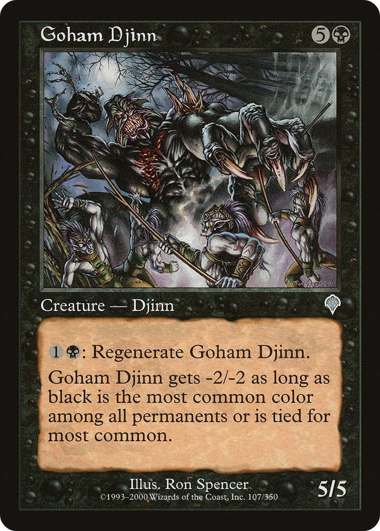 Goham Djinn (107) Foil - Invasion