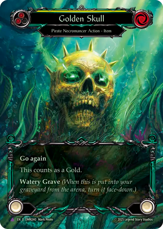 Golden Skull (Marvel) (OMN240) Cold Foil - Omens of the Third Age