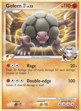 Golem E4 (23) Reverse Holofoil - Rising Rivals
