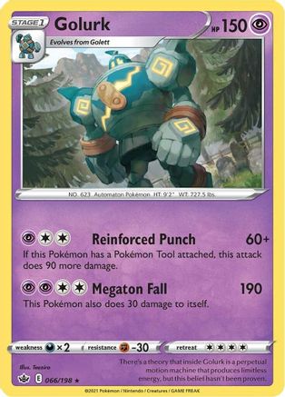 Golurk (66) Reverse Holofoil - Chilling Reign