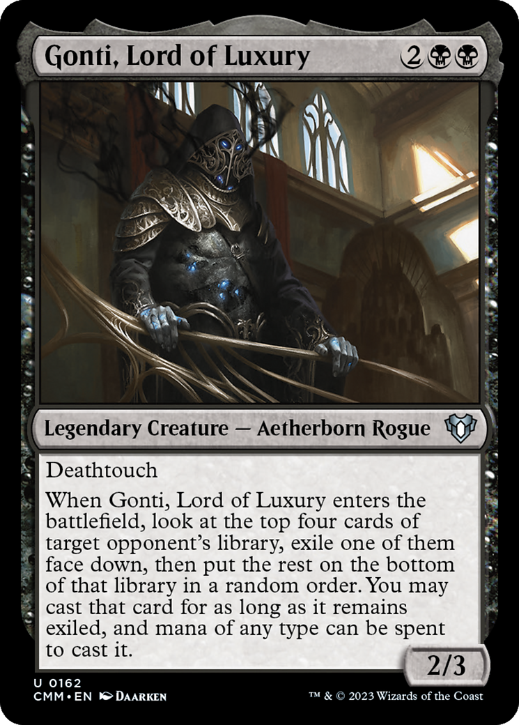 Gonti, Lord of Luxury (162) Foil - Commander Masters