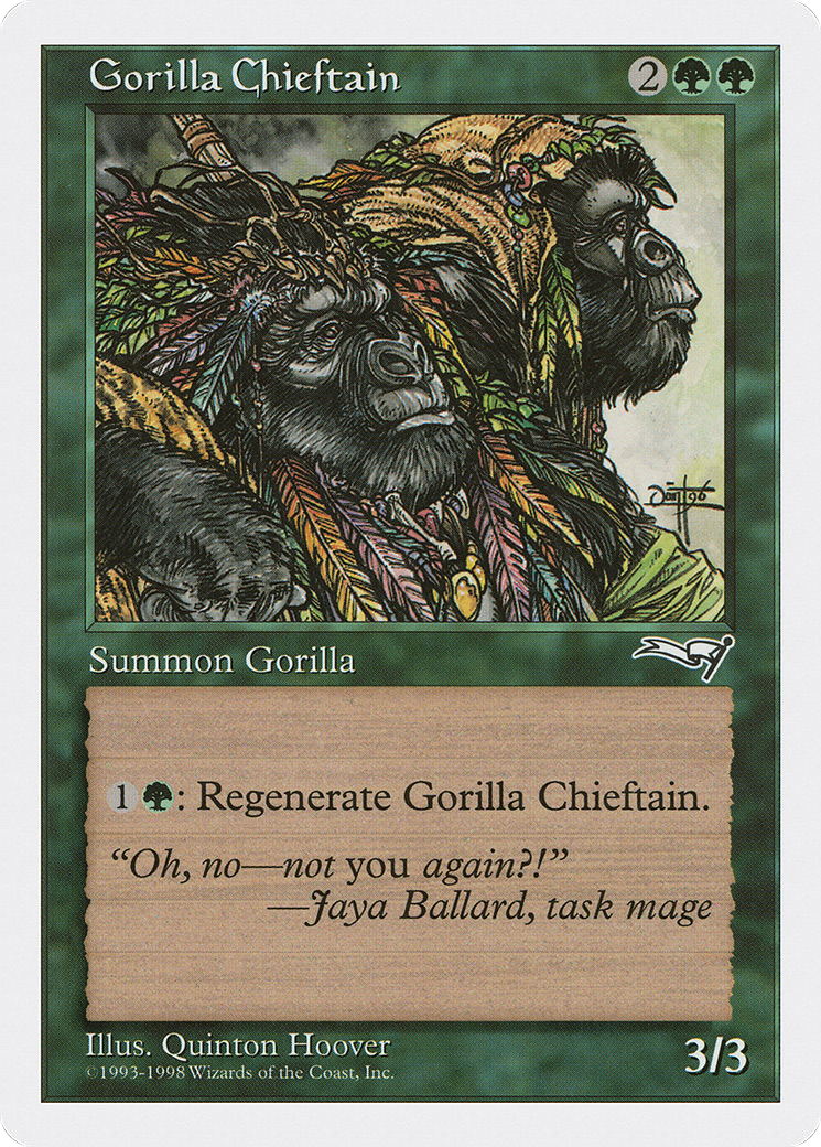 Gorilla Chieftain (057) - Anthologies