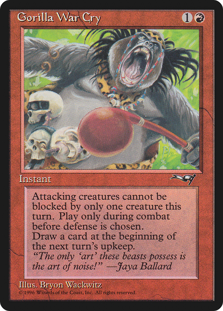 Gorilla War Cry (a) - Alliances