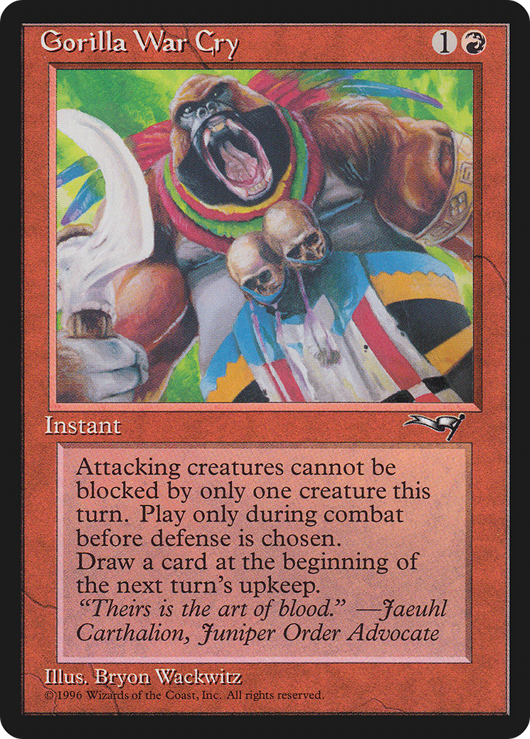 Gorilla War Cry (b) - Alliances