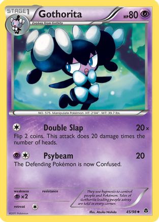 Gothorita (45) Reverse Holofoil - Emerging Powers