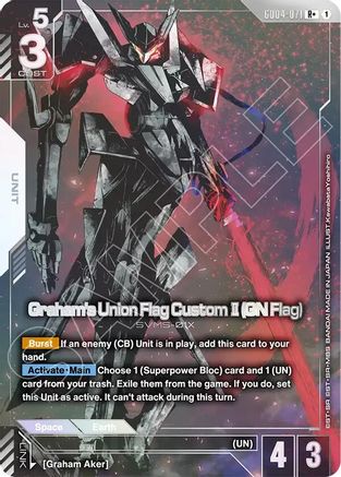 Graham's Union Flag Custom II (GN Flag) (R+) (GD04-071) Holofoil - Phantom Aria