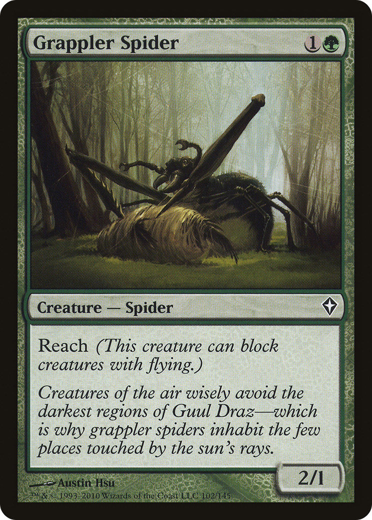 Grappler Spider (102) Foil - Worldwake