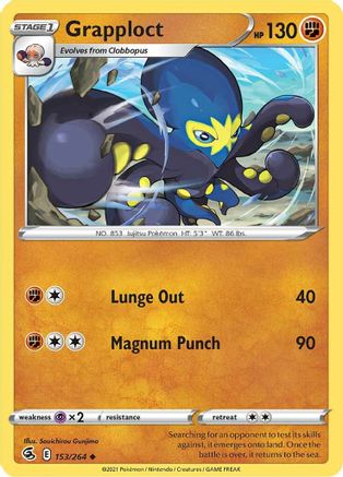 Grapploct (153) Reverse Holofoil - Fusion Strike