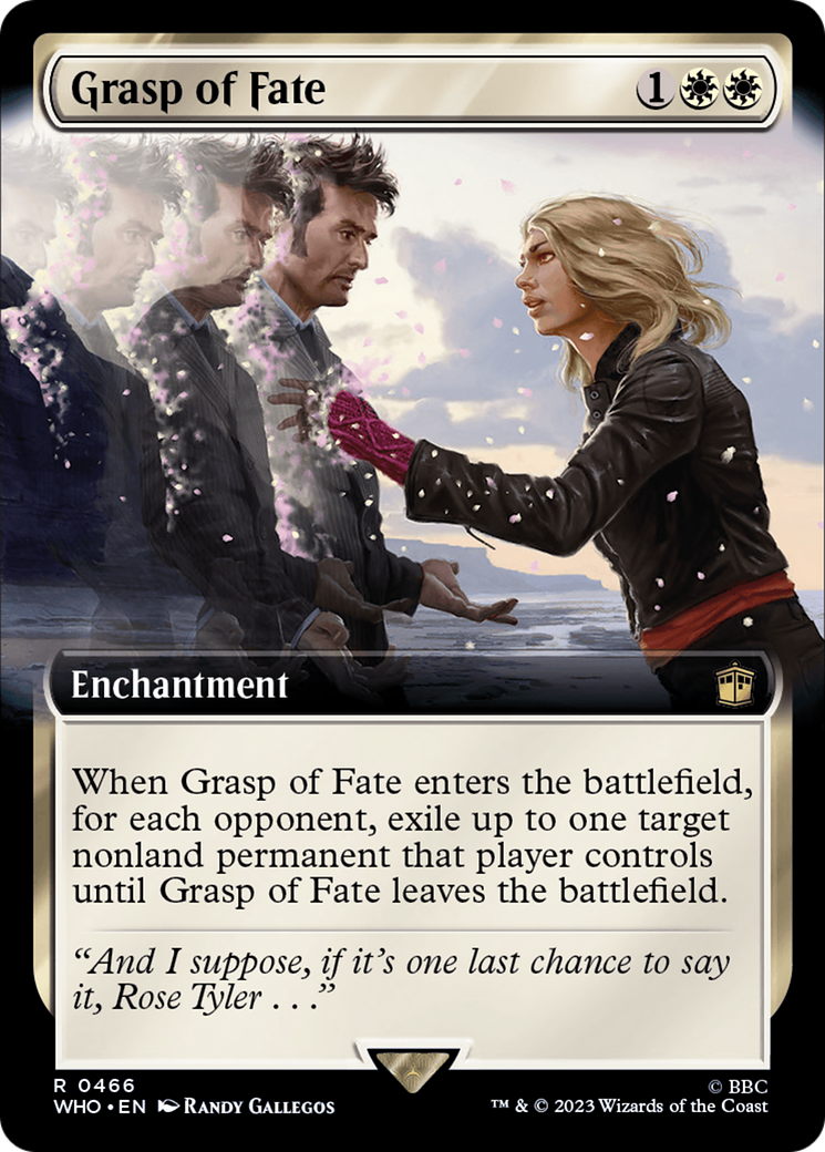 Grasp of Fate (Extended Art) (466) Foil - Doctor Who