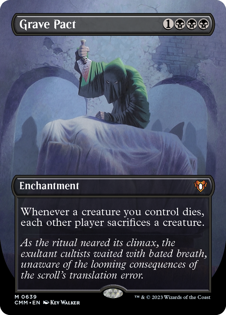 Grave Pact (Borderless) (639) - Commander Masters