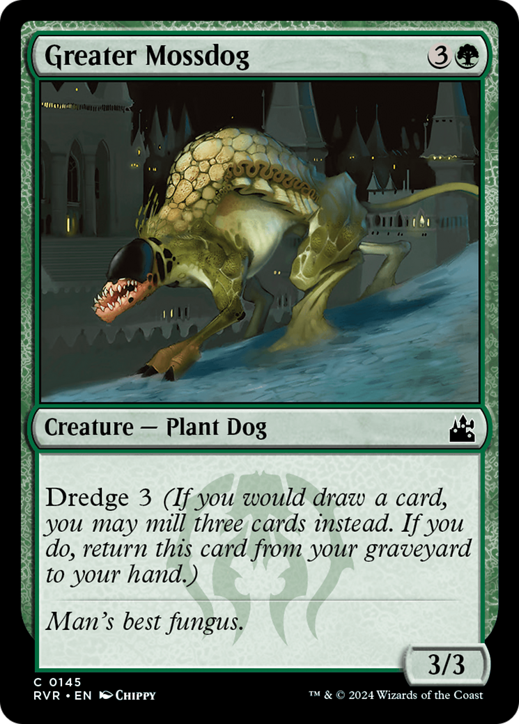 Greater Mossdog (145) - Ravnica Remastered