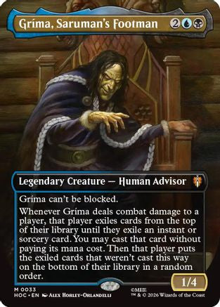 Grima, Saruman's Footman (Borderless) (033) - The Hobbit: Eternal-Legal