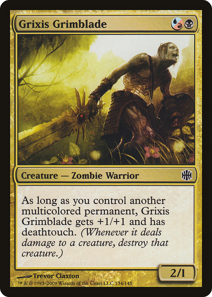 Grixis Grimblade (134) - Alara Reborn Foil