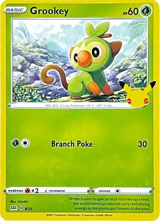 Grookey (8) - McDonalds 25th Anniversary Promos