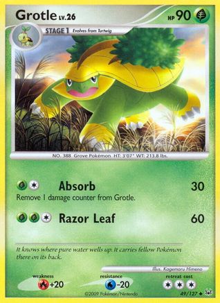 Grotle (49) Reverse Holofoil - Platinum