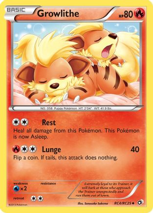 Growlithe (RC4) (Radiant Collection) Holofoil - Legendary Treasures