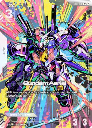 Gundam Aerial (R+) (GD01-070) Holofoil - Edition Beta