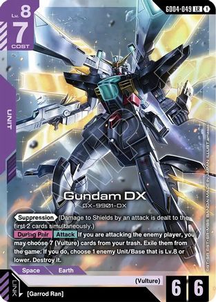 Gundam DX (GD04-049) Holofoil - Phantom Aria