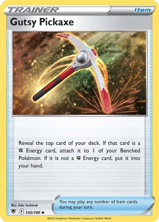 Gutsy Pickaxe (145) Reverse Holofoil - Astral Radiance