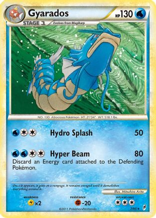 Gyarados (7) Holofoil - Call of Legends