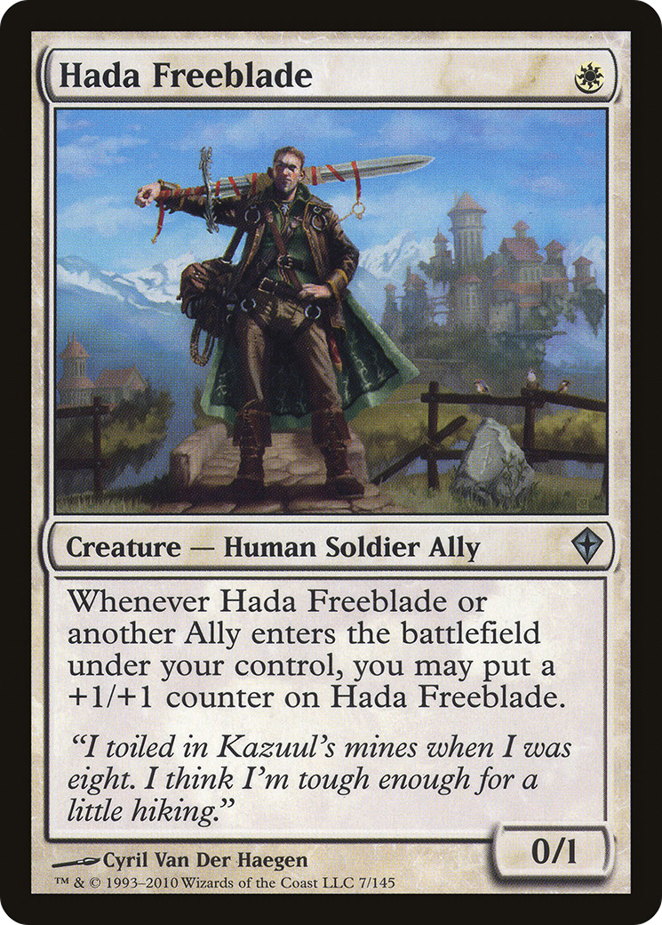 Hada Freeblade (007) Foil - Worldwake
