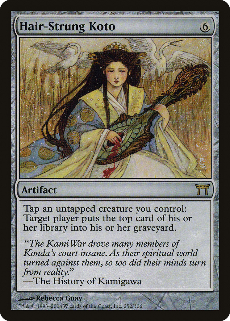 Hair-Strung Koto (252) - Champions of Kamigawa