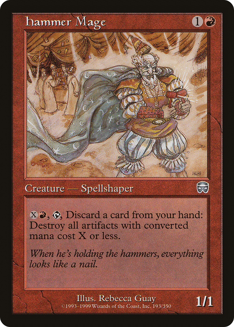 Hammer Mage (193) Foil - Mercadian Masques