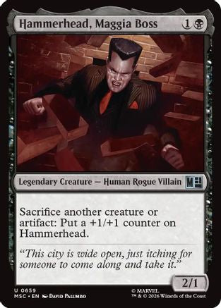 Hammerhead, Maggia Boss (659) Foil - Commander: Marvel Super Heroes