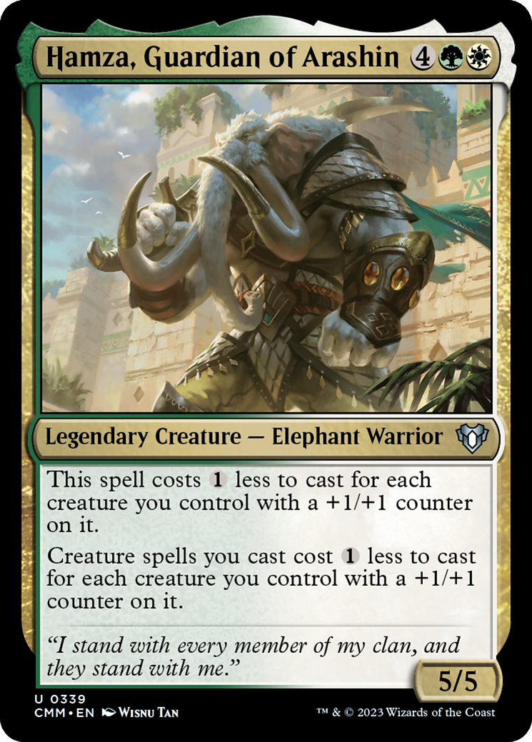 Hamza, Guardian of Arashin (339) - Commander Masters