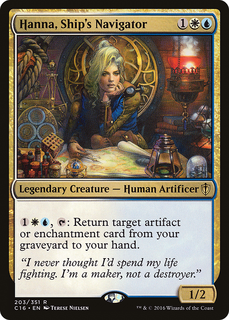 Hanna, Ship's Navigator (203) - Commander 2016