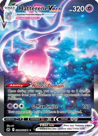 Hatterene VMAX (Alternate Full Art) (GG47) Holofoil - Crown Zenith