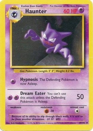 Haunter (29) - Base Set
