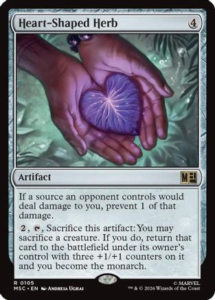 Heart-Shaped Herb (105) Surge Foil - Commander: Marvel Super Heroes