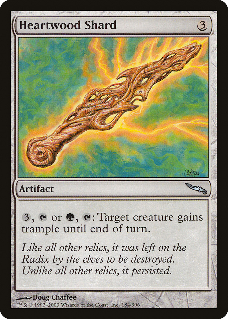 Heartwood Shard (184) Foil - Mirrodin