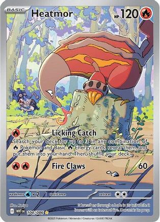 Heatmor (104) Holofoil - White Flare
