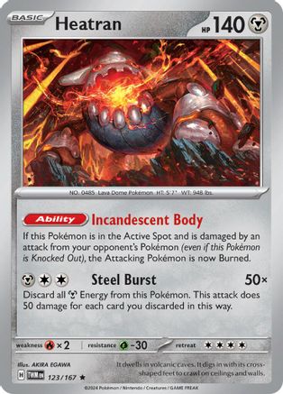 Heatran (123) Reverse Holofoil - Twilight Masquerade
