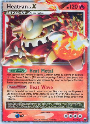 Heatran LV.X (97) Holofoil - Stormfront