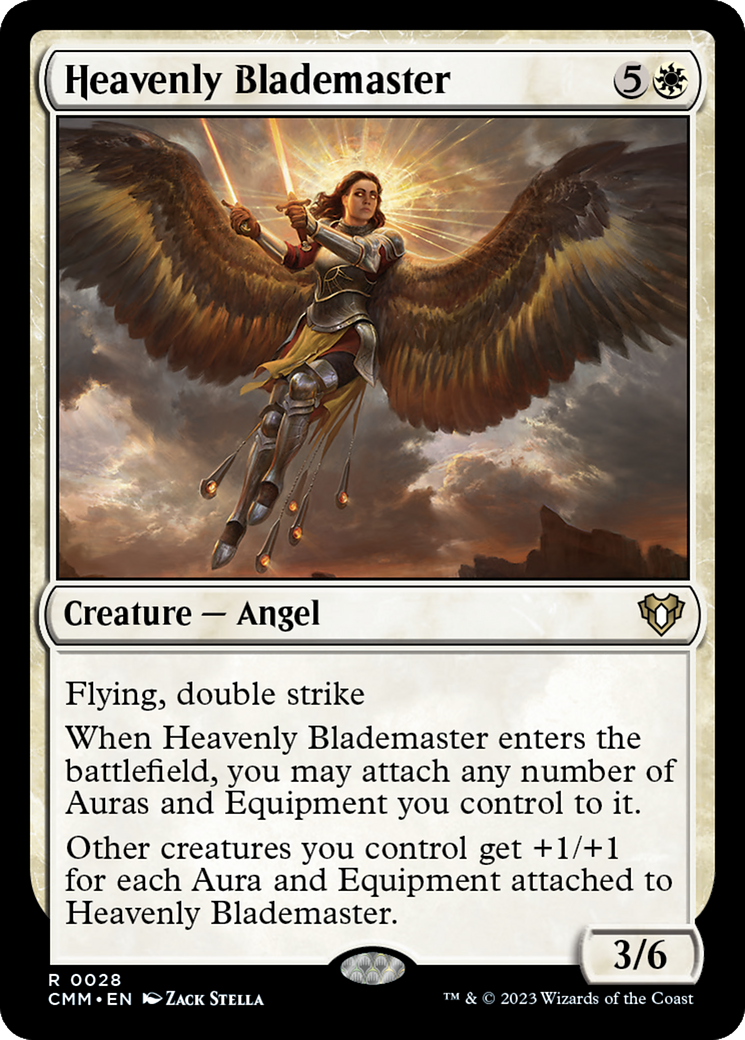 Heavenly Blademaster (028) - Commander Masters