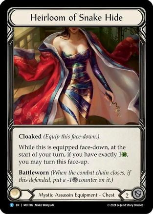Heirloom of Snake Hide (MST005) - Part the Mistveil