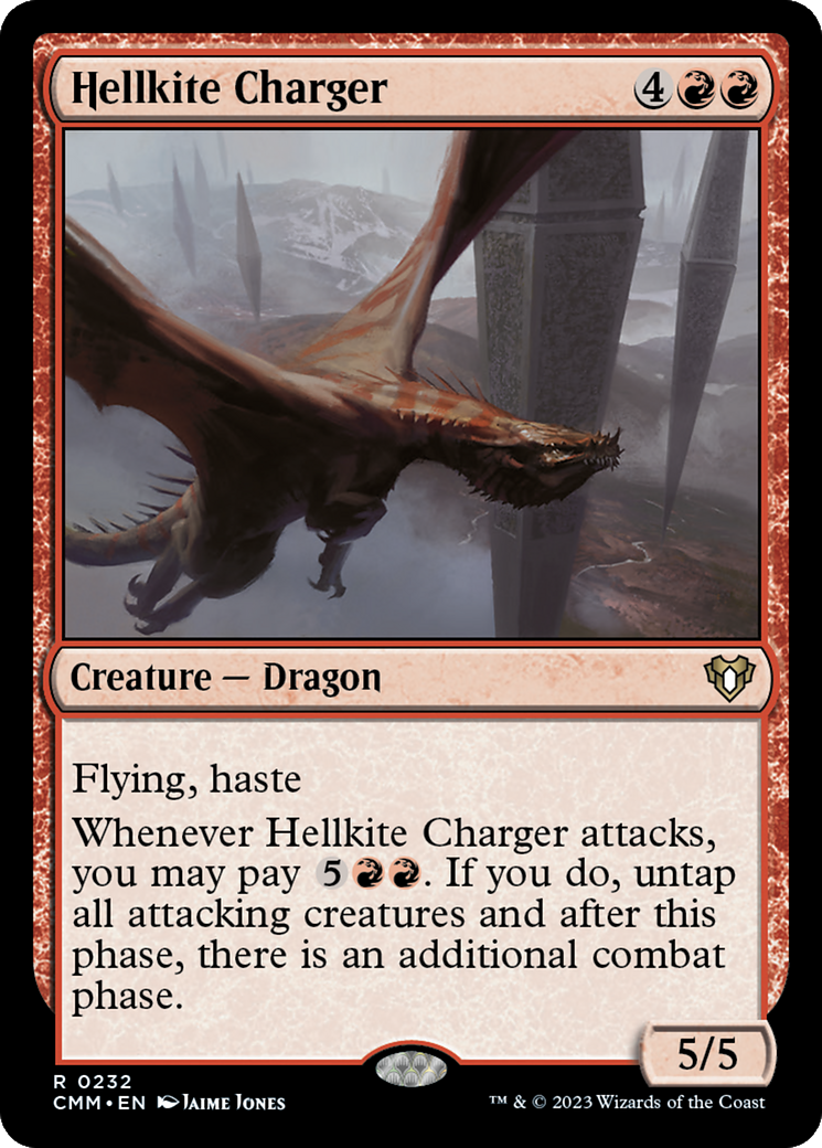 Hellkite Charger (232) Foil - Commander Masters