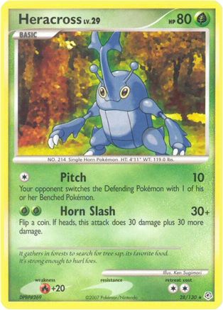 Heracross (28) Reverse Holofoil - Diamond & Pearl